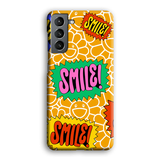 Smile and Smile Over The Day Samsung Galaxy S21 3D Case