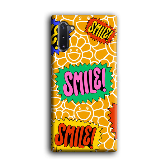 Smile and Smile Over The Day Samsung Galaxy Note 10 3D Case