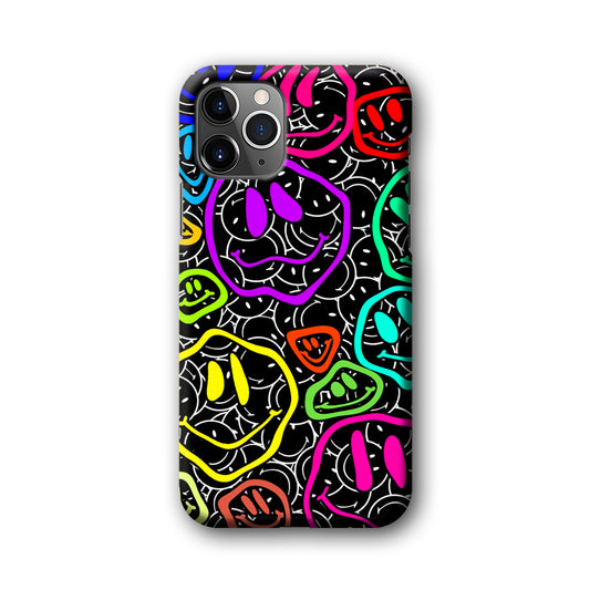 Smiley Abstract Art iPhone 11 Pro Max 3D Case