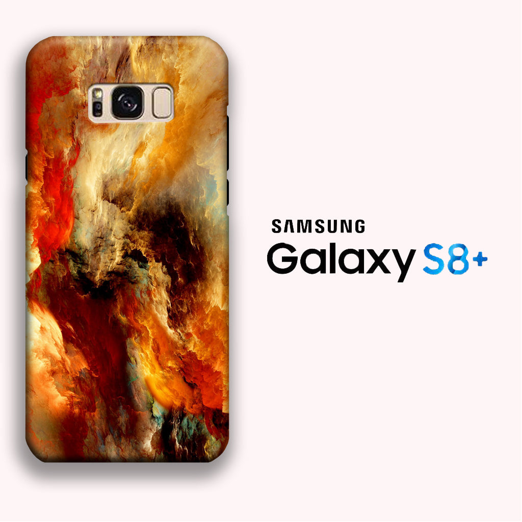 Smoke Red Brown Samsung Galaxy S8 Plus 3D Case