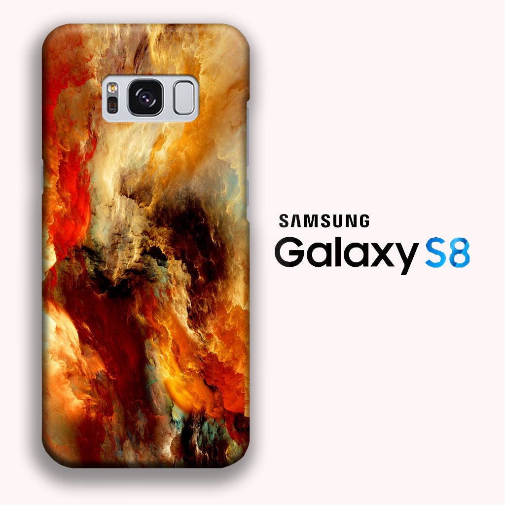 Smoke Red Brown Samsung Galaxy S8 3D Case