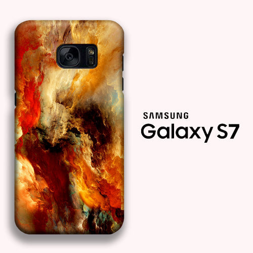 Smoke Red Brown Samsung Galaxy S7 3D Case