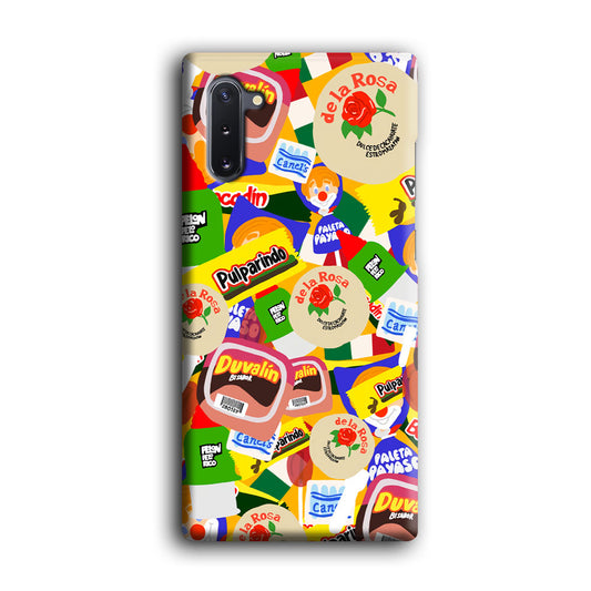 Snack Collection Cartoon Art Samsung Galaxy Note 10 3D Case