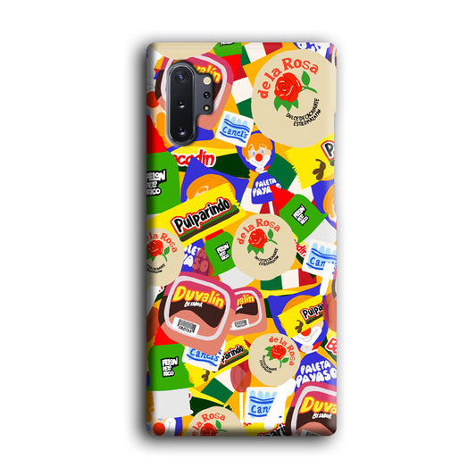 Snack Collection Cartoon Art Samsung Galaxy Note 10 Plus 3D Case