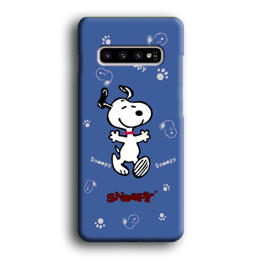 Snoopy Feel in Plesure Samsung Galaxy S10E 3D Case