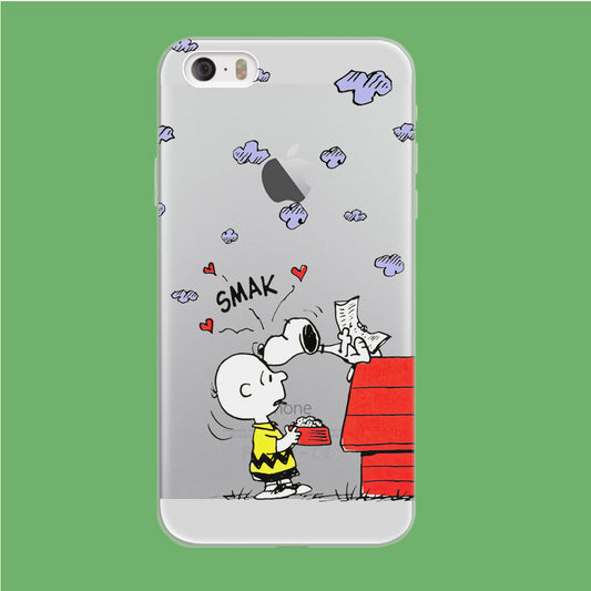 Snoopy Smak Kiss iPhone 5 | 5s Clear Case