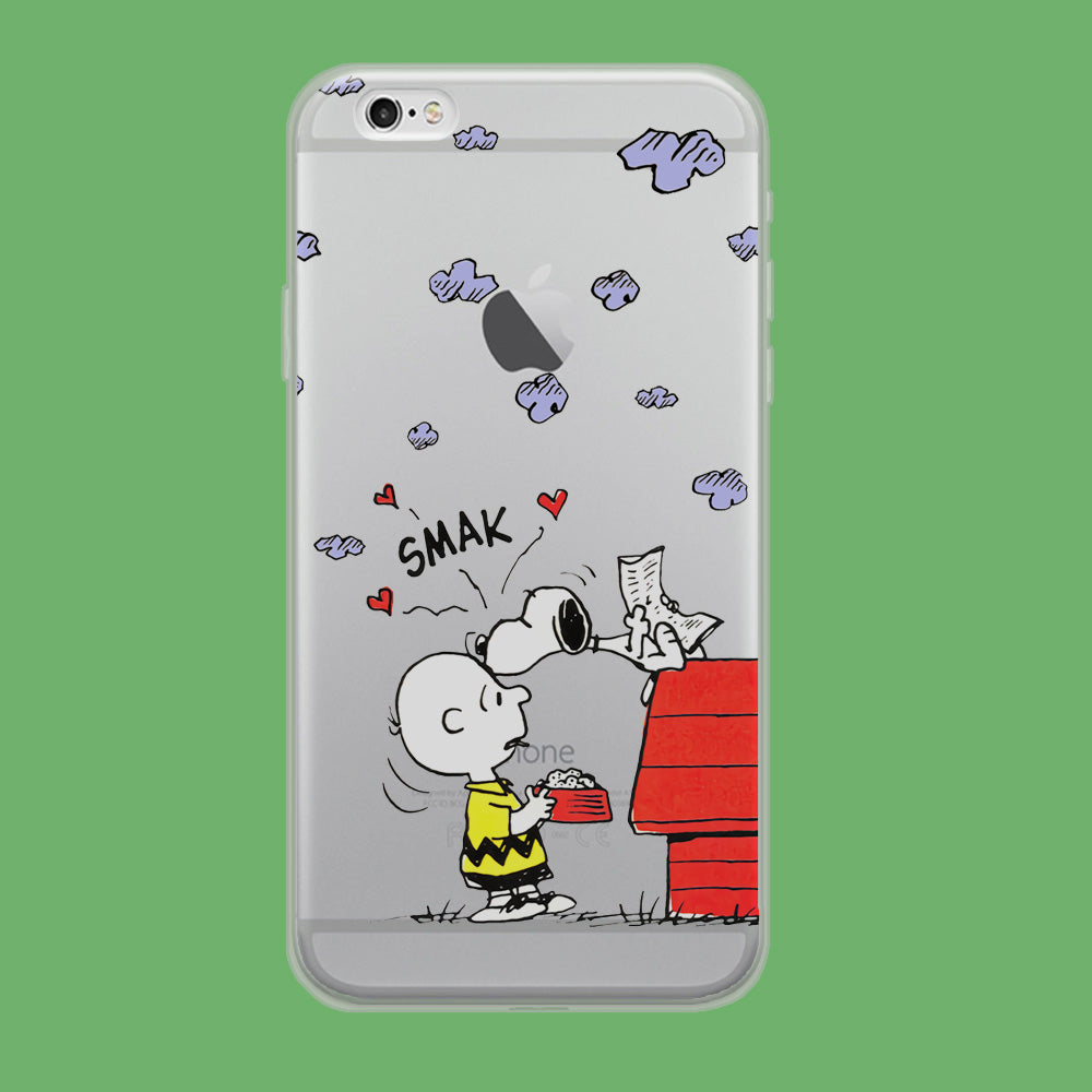 Snoopy Smak Kiss iPhone 6 | iPhone 6s Clear Case