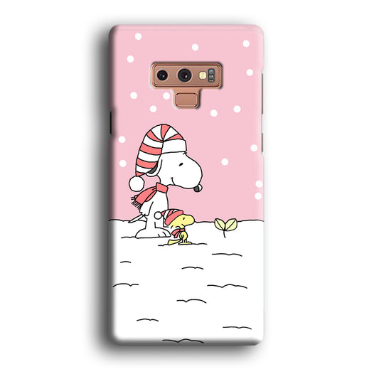 Snoopy Snow Drop Samsung Galaxy Note 9 3D Case