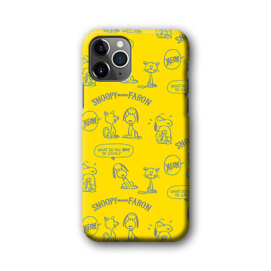 Snoopy and Faroon iPhone 11 Pro Max 3D Case