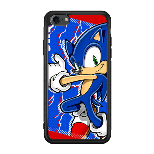 Sonic The Hedgehog Blue Lightning iPhone 7 Case