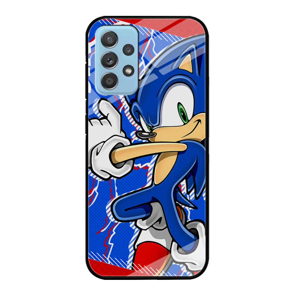 Sonic The Hedgehog Blue Lightning Samsung Galaxy A52 Case