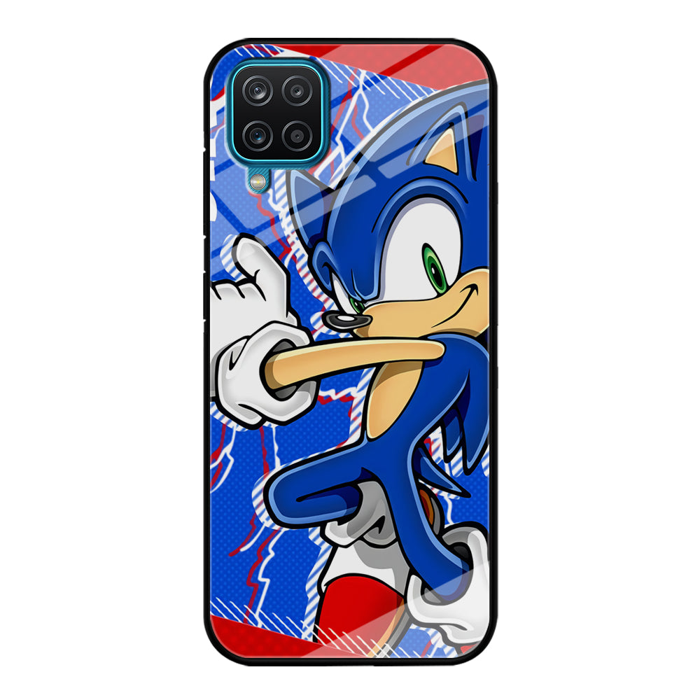 Sonic The Hedgehog Blue Lightning Samsung Galaxy A12 Case