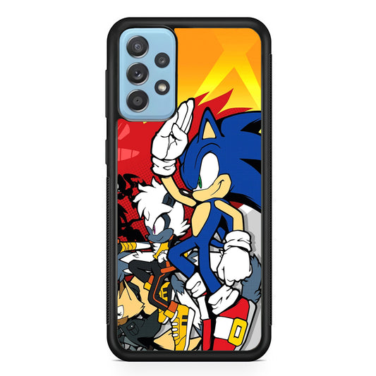 Sonic The Hedgehog Comander Samsung Galaxy A72 Case
