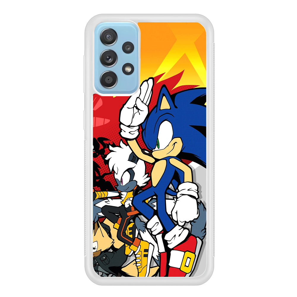 Sonic The Hedgehog Comander Samsung Galaxy A52 Case