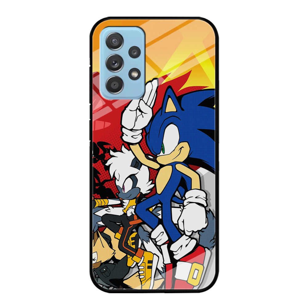 Sonic The Hedgehog Comander Samsung Galaxy A72 Case