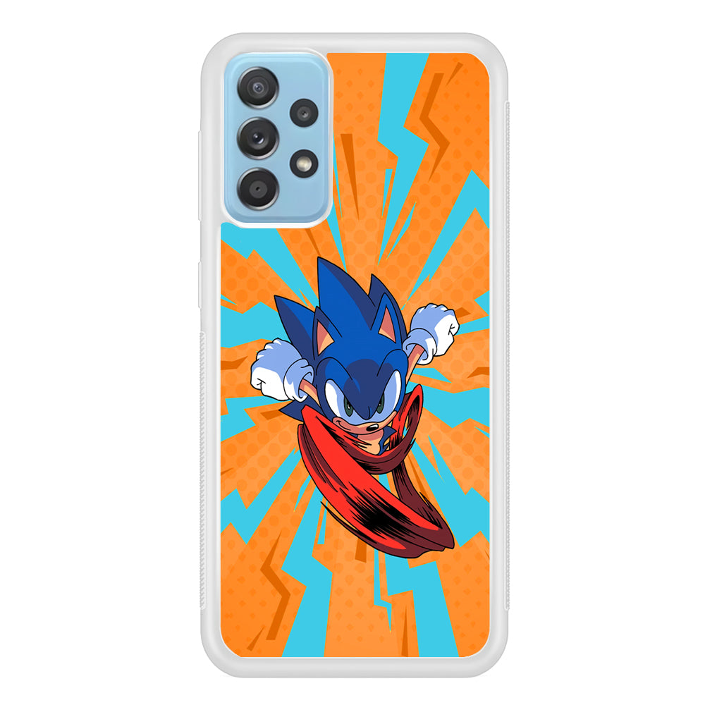 Sonic The Hedgehog Flying Low Samsung Galaxy A52 Case