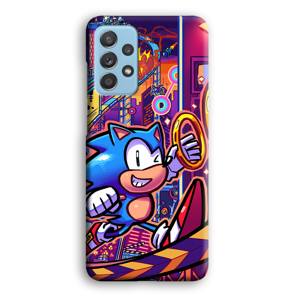 Sonic The Hedgehog Gaming House Samsung Galaxy A72 Case
