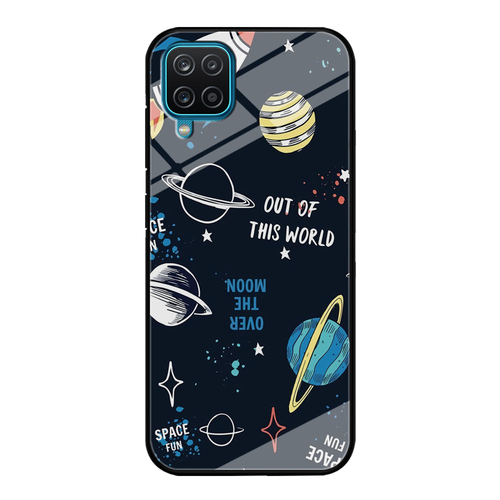 Space Out of This World Samsung Galaxy A12 Case
