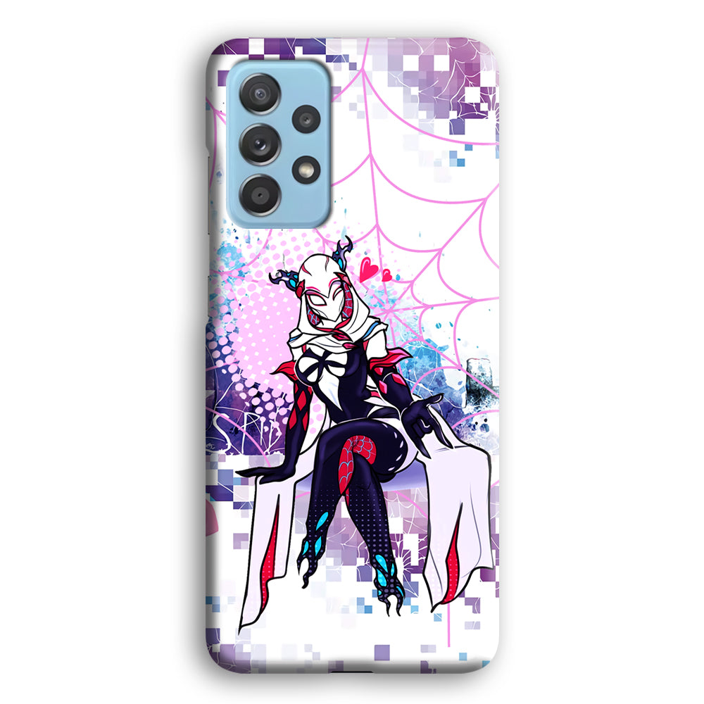 Spider Gwen Net of Love Samsung Galaxy A72 Case