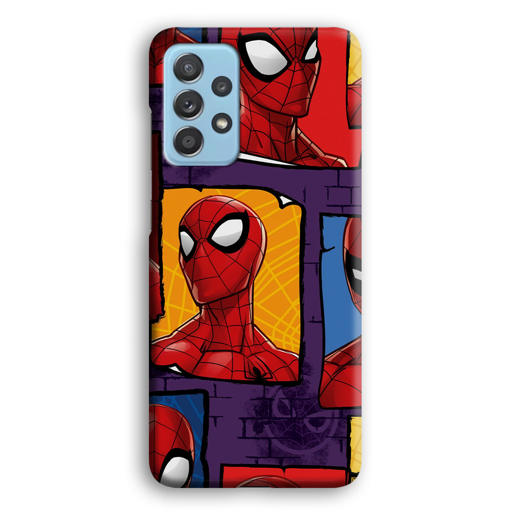 Spiderman Poster on The Wall Samsung Galaxy A72 Case