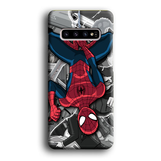 Spiderman Action in Town Samsung Galaxy S10 3D Case