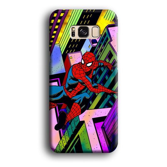 Spiderman Magic Colours Samsung Galaxy S8 3D Case
