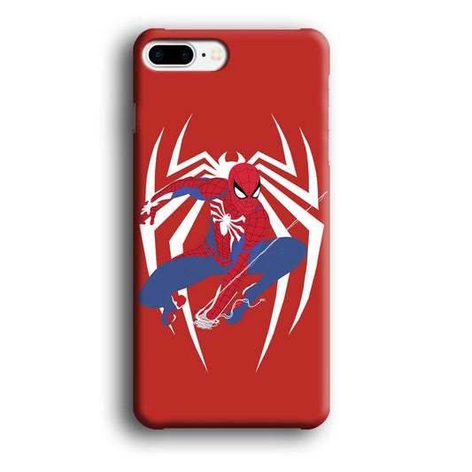 Spiderman Net Hanging iPhone 8 Plus 3D Case