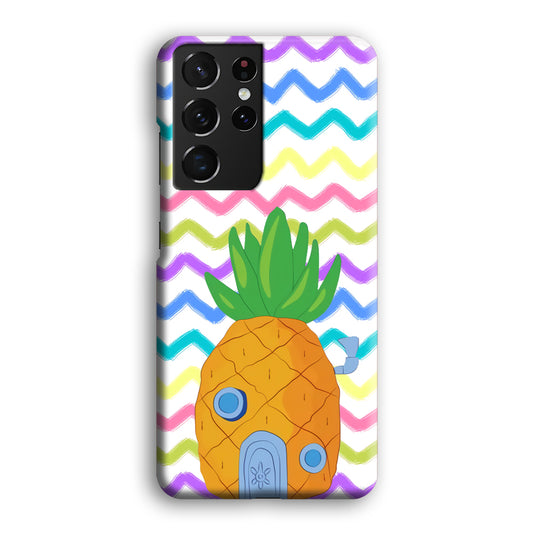Spongebob Pineapple House Samsung Galaxy S21 Ultra 3D Case