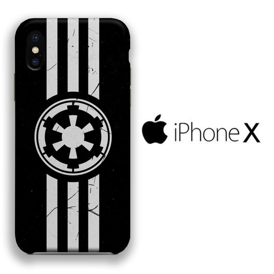 Starwars Galactic Empire Symbol iPhone X 3D Case