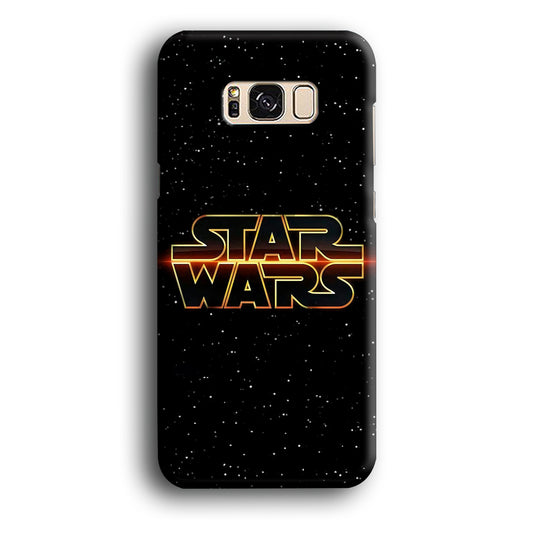 Starwars Glow Word Samsung Galaxy S8 3D Case
