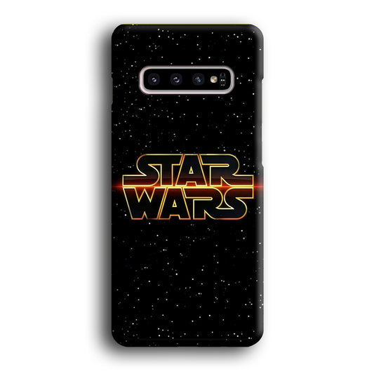 Starwars Glow Word Samsung Galaxy S10E 3D Case