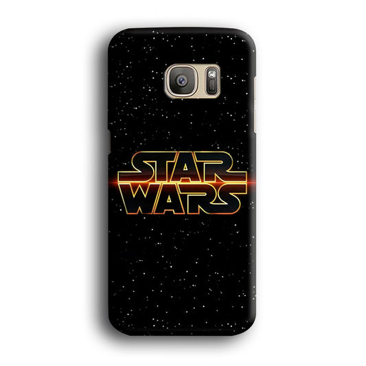 Starwars Glow Word Samsung Galaxy S7 Edge 3D Case