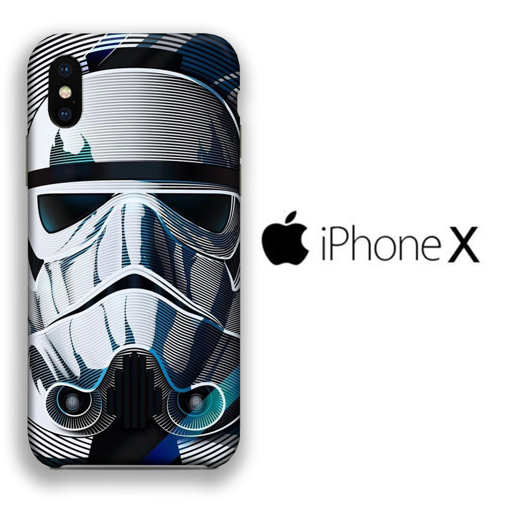 Starwars Trooper Strip iPhone X 3D Case
