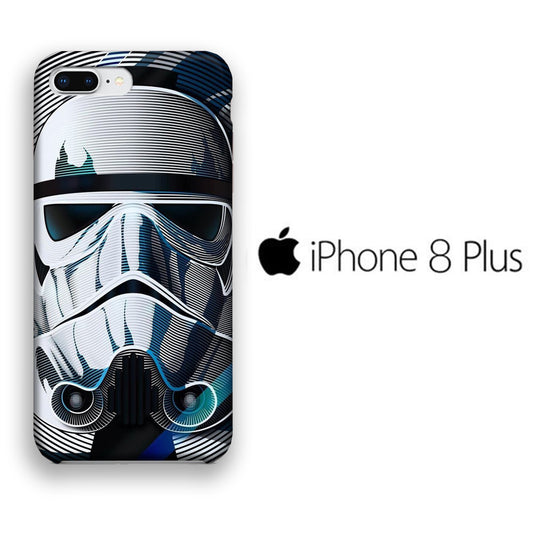 Starwars Trooper Strip iPhone 8 Plus 3D Case