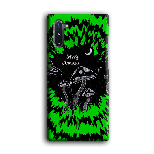 Strong Mushroom Keep Stay Aware Samsung Galaxy Note 10 3D Case