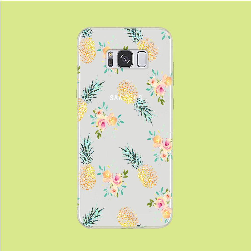 Summer Fresh Pineapple Samsung Galaxy S8 Plus Clear Case