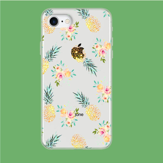 Summer Fresh Pineapple iPhone 8 Clear Case