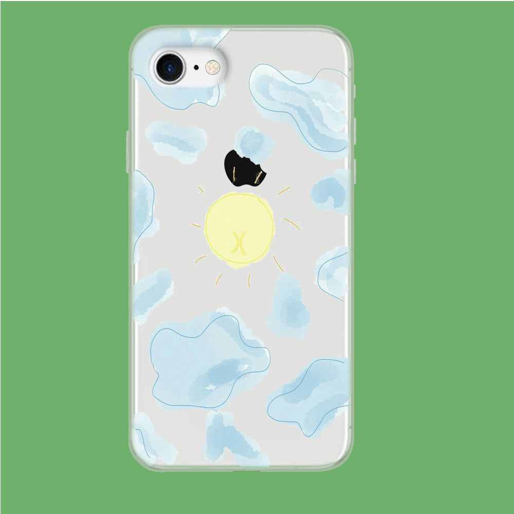 Sunny Cloudy Day iPhone 8 Clear Case