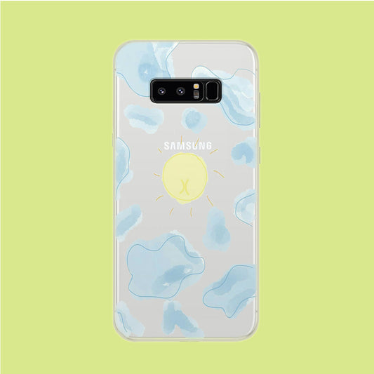 Sunny Cloudy Day Samsung Galaxy Note 8 Clear Case
