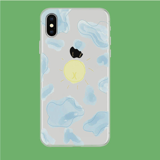 Sunny Cloudy Day iPhone X Clear Case