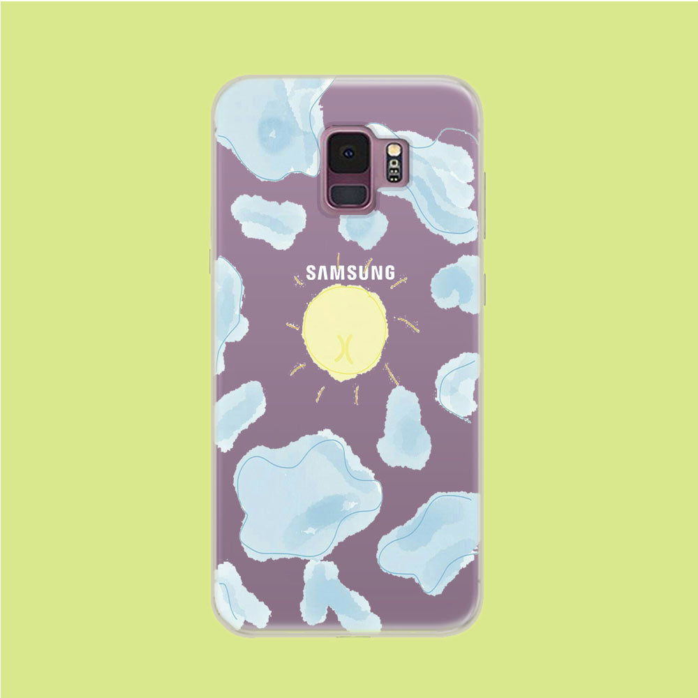 Sunny Cloudy Day Samsung Galaxy S9 Clear Case