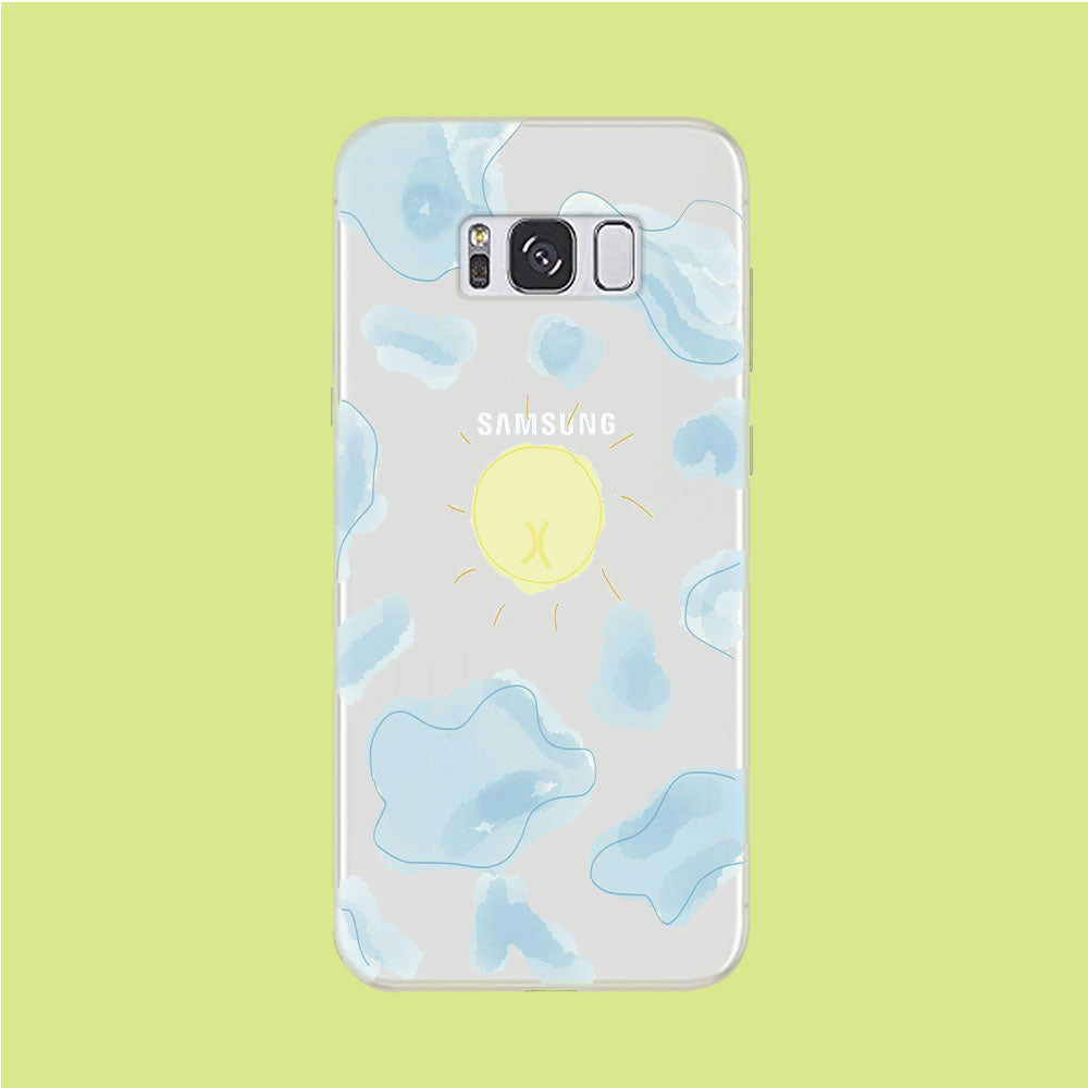 Sunny Cloudy Day Samsung Galaxy S8 Plus Clear Case