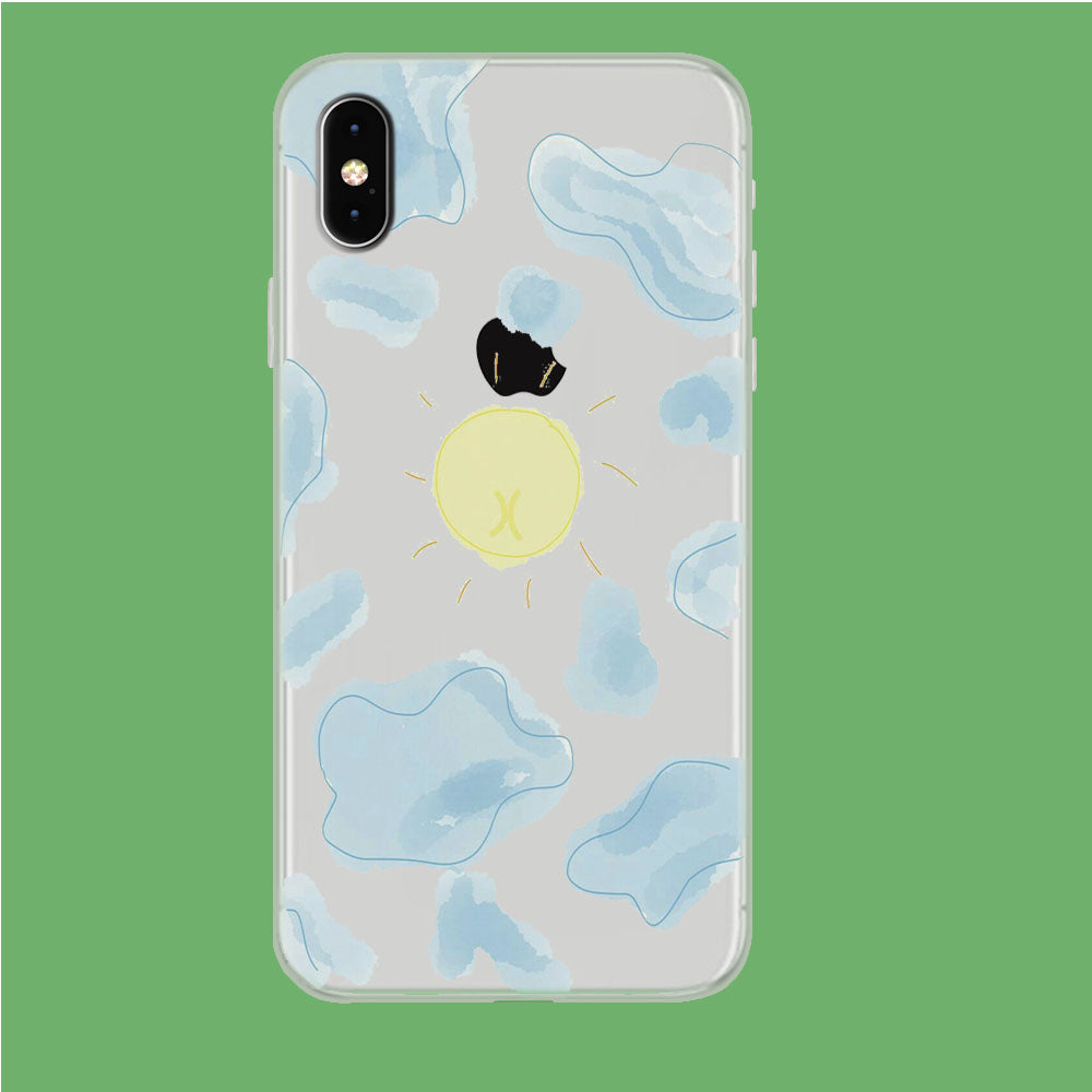 Sunny Cloudy Day iPhone Xs Max Clear Case