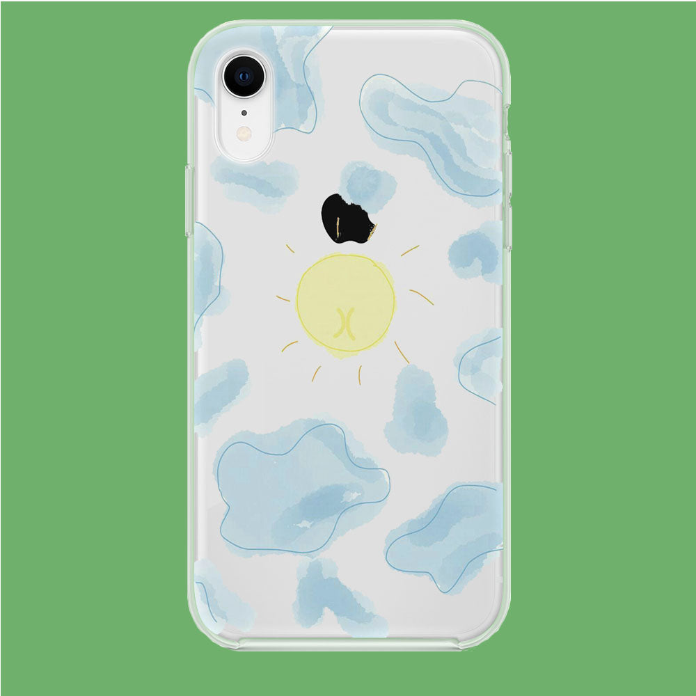 Sunny Cloudy Day iPhone XR Clear Case