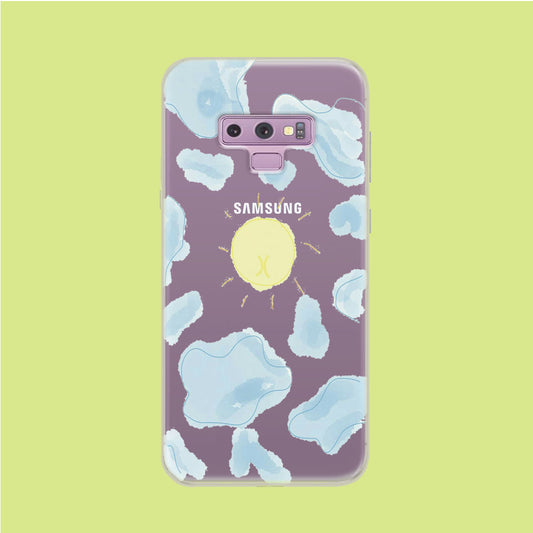 Sunny Cloudy Day Samsung Galaxy Note 9 Clear Case
