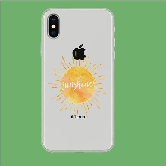 Sunshine Beauty iPhone X Clear Case
