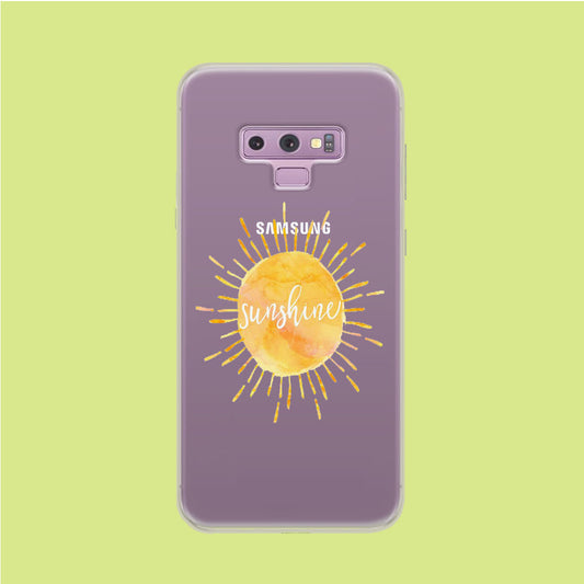 Sunshine Beauty Samsung Galaxy Note 9 Clear Case