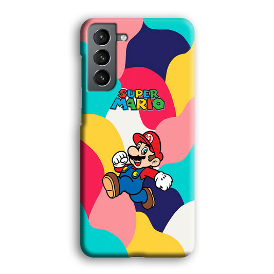 Super Mario Walk Joyfull Samsung Galaxy S21 Plus 3D Case