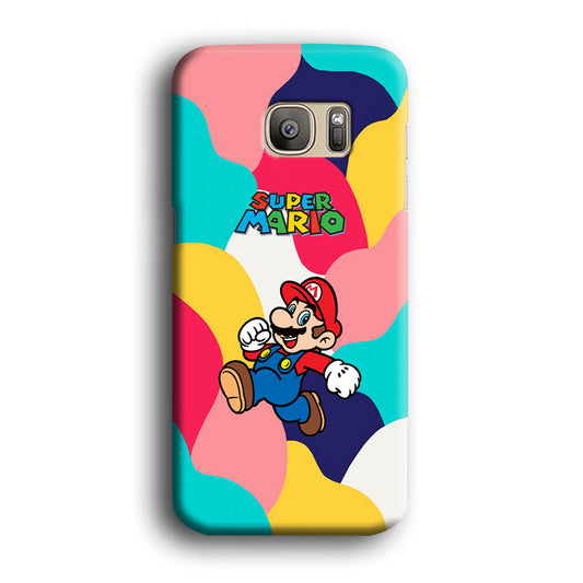 Super Mario Walk Joyfull Samsung Galaxy S7 Edge 3D Case