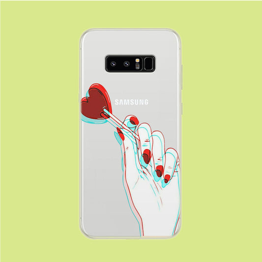 Sweet Grip Samsung Galaxy Note 8 Clear Case